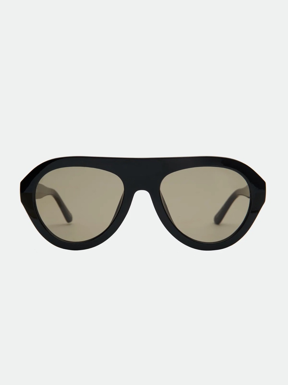 NWT OTRA Maddy Aviator sunglasses black smoke